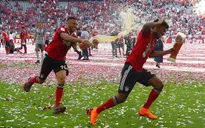 Ảnh: Bayern Munich ăn mừng chức vô địch Bundesliga 2017/18