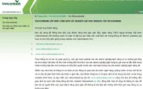 Ngân hàng tiếp tục cảnh báo hàng loạt website giả mạo