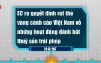 Hồ sơ thủy sản Việt Nam bị EC phạt "thẻ vàng"