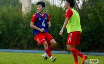 ẢNH: Cầu thủ HAGL cười thả phanh trong buổi tập trước trận gặp CLB Hà Nội