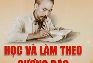 Học tập Chủ tịch Hồ Chí Minh lấy gương người tốt, việc tốt để giáo dục lẫn nhau
