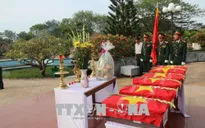 Bình Thuận quy tập và an táng 6 hài cốt liệt sỹ