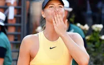 Thắng kịch tính Ostapenko, Sharapova tiến sát trận chung kết Rome mở rộng 2018