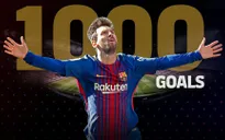 Lionel Messi đạt cột mốc 1.000 bàn thắng trong sự nghiệp