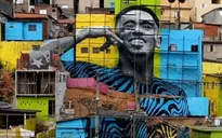Chiêm ngưỡng bức tranh tường khổng lồ Gabriel Jesus