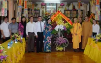 Trưởng ban Dân vận TƯ chúc mừng Hội đồng Trị sự Giáo hội Phật giáo Việt Nam nhân Lễ Phật đản