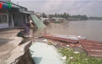 Cần Thơ: Sạt lở nghiêm trọng sau trận mưa lớn, 34 căn nhà bị ảnh hưởng