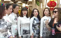 Bức họa "Miền ký ức" qua tà áo dài