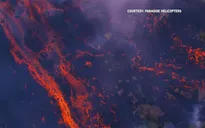 Dung nham của núi lửa Kilauea tiến sát khu vực nhà máy điện địa nhiệt