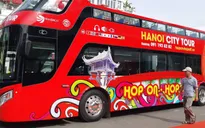 Cận cảnh chiếc xe bus 2 tầng đầu tiên của Hà Nội chính thức đi vào hoạt động