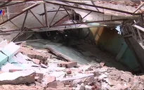 Hà Nội: Nhà dân tại Mỹ Đức bất ngờ bị sụt lún xuống hố sâu