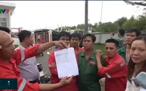 Vũng Tàu: Hàng trăm công nhân đóng tàu đình công