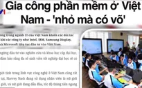 Gia công phần mềm của Việt Nam - "Nhỏ mà có võ"