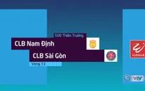 Tổng hợp diễn biến CLB Nam Định 1–0 CLB Sài Gòn (Vòng 13 Nuti Café V.League 2018)