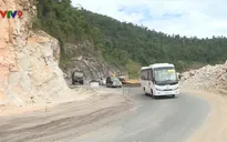 Tiềm ẩn nguy cơ sạt lở tại nhiều điểm trên đèo Khánh Lê