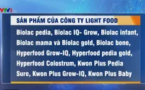 Thu hồi 35 loại thực phẩm của Light Food, Vinanusoy