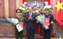 Chủ tịch nước trao Quyết định thăng quân hàm Thượng tướng, Phó Đô đốc Hải quân