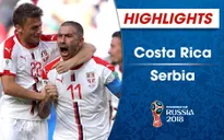 HIGHLIGHTS: Costa Rica 0-1 Serbia (Bảng E FIFA World Cup™ 2018)