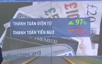 Anh: Thanh toán thẻ lần đầu vượt tiền mặt