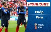 VIDEO HIGHLIGHTS: Pháp 1-0 Peru (Bảng C FIFA World Cup™ 2018)