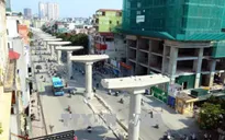 Tuyến metro Nhổn - Ga Hà Nội mới đạt 43% tiến độ