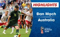 VIDEO HIGHLIGHTS: Đan Mạch 1-1 Australia (Bảng C FIFA World Cup™ 2018)