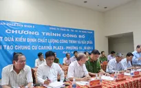 Công bố chất lượng công trình chung cư Carina