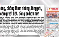 Đấu tranh chống tham nhũng đã trở thành xu thế không thể đảo ngược