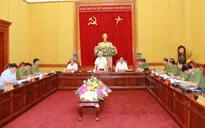 Họp ban Thường vụ Đảng ủy Công an Trung ương