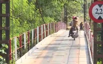 Cầu treo Ia Grăng (Gia Lai) đã được sửa chữa sau phản ánh của VTV