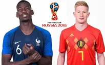 Lịch thi đấu và tường thuật trực tiếp bán kết World Cup 2018 hôm nay: ĐT Pháp - ĐT Bỉ