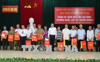 Chủ tịch Ủy ban Trung ương Mặt trận Tổ quốc Việt Nam thăm các thương bệnh binh