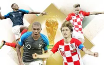 Chung kết FIFA World Cup™ 2018, Pháp - Croatia: Giấc mộng bá vương sau 20 năm (22h00 hôm nay, trực tiếp trên VTV2 và VTV6)