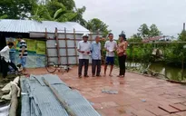 Khắc phục nhà cửa bị thiệt hại do dông lốc tại Cần Thơ
