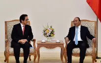 Thủ tướng Nguyễn Xuân Phúc tiếp Chủ tịch Tổ chức Xúc tiến thương mại Nhật Bản