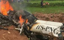 Rơi trực thăng ở Thái Lan, 4 người thiệt mạng