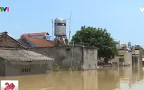 Hà Nội: Hơn 100 hộ dân bị cô lập do mưa lũ