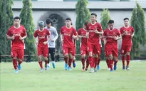 VIDEO: ĐT U23 Việt Nam tập buổi đầu tiên chuẩn bị cho ASIAD 2018