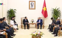 Thủ tướng tiếp Chủ tịch Liên minh nghị sĩ hữu nghị Nhật Bản - Mekong