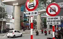 Hà Nội tiếp tục cấm taxi và xe hợp đồng tại các tuyến phố ùn tắc