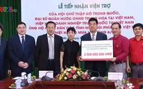 Hội Chữ thập đỏ Trung Quốc ủng hộ người dân vùng lũ gần 4 tỷ đồng