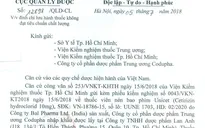 Đình chỉ lưu hành thuốc viên nén bao phim Unicet