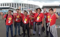 Phóng viên Thể Thao VTV tác nghiệp tại Nga: Niềm tin vào ĐT Nga