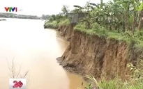 Sạt lở nghiêm trọng ven sông Đồng Nai do khai thác cát trái phép