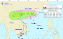 Bão số 4 di chuyển chậm theo hướng Đông và có khả năng chuyển hướng