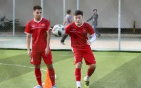 ẢNH: ĐT Olympic Việt Nam tập luyện trên sân cỏ nhân tạo chuẩn bị đối đầu Olympic Pakistan
