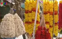 Thị trường hoa Ấn Độ mùa lễ hội Onam khốn đốn vì lũ lụt