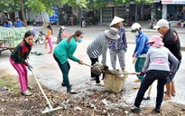 Ra quân dọn vệ sinh, phòng chống sốt xuất huyết