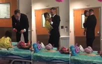 Video cha và con gái 2 tuổi bị ung thư nhảy gây sốt trên mạng