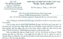 Đình chỉ lưu hành, thu hồi mỹ phẩm Dầu gội sả hoa hồng TMDL